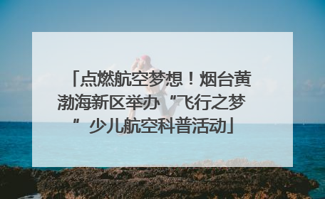 点燃航空梦想！烟台黄渤海新区举办“飞行之梦”少儿航空科普活动