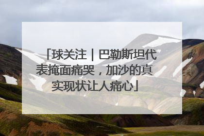 球关注｜巴勒斯坦代表掩面痛哭，加沙的真实现状让人痛心
