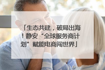 生态共建，破局出海！静安“全球服务商计划”赋能电商闯世界