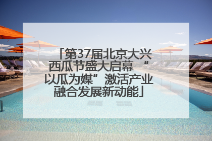 第37届北京大兴西瓜节盛大启幕 “以瓜为媒”激活产业融合发展新动能