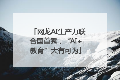 网龙AI生产力联合国首秀，“AI+教育”大有可为