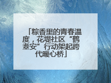 粽香里的青春温度，花堤社区“鹤耋安”行动架起跨代暖心桥