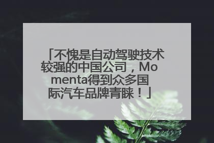 不愧是自动驾驶技术较强的中国公司，Momenta得到众多国际汽车品牌青睐！