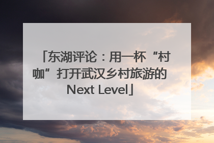 东湖评论：用一杯“村咖”打开武汉乡村旅游的Next Level