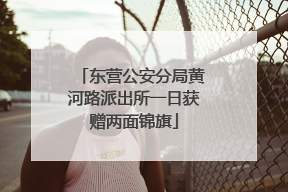 东营公安分局黄河路派出所一日获赠两面锦旗