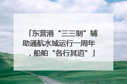 东营港“三三制”辅助通航水域运行一周年，船舶“各行其道”