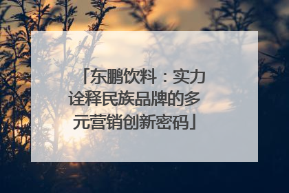 东鹏饮料：实力诠释民族品牌的多元营销创新密码