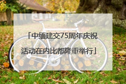 中缅建交75周年庆祝活动在内比都隆重举行