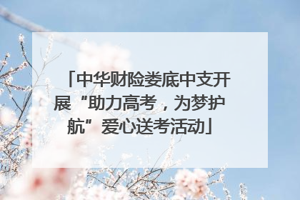 中华财险娄底中支开展“助力高考，为梦护航”爱心送考活动