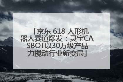 京东 618 人形机器人赛道爆发：灵宝CASBOT以30万级产品力搅动行业新变局