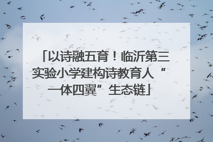 以诗融五育！临沂第三实验小学建构诗教育人“一体四翼”生态链