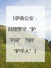 伊春公安：持续坚守“护学岗” 当好“护学人”