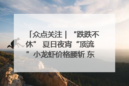 众点关注｜“跌跌不休” 夏日夜宵“顶流”小龙虾价格腰斩 东营人的快乐来了
