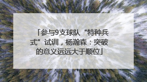 参与9支球队“特种兵式”试训，杨瀚森：突破的意义远远大于顺位