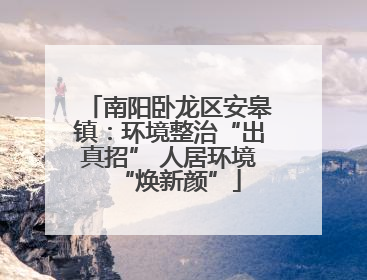 南阳卧龙区安皋镇：环境整治“出真招” 人居环境“焕新颜”