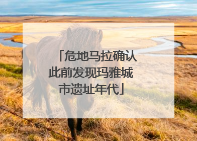 危地马拉确认此前发现玛雅城市遗址年代