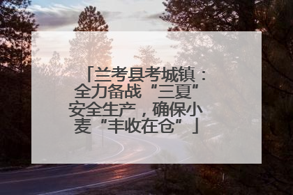 兰考县考城镇：全力备战“三夏”安全生产，确保小麦“丰收在仓”