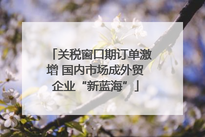 关税窗口期订单激增 国内市场成外贸企业“新蓝海”