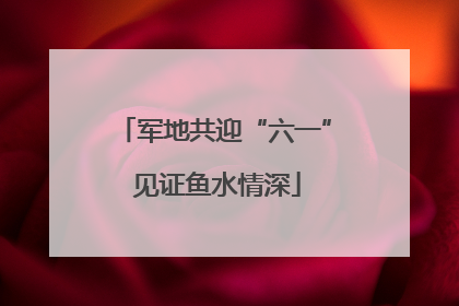 军地共迎“六一” 见证鱼水情深