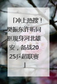 冲上热搜！樊振东许昕同框现身河北雄安，备战2025乒超联赛