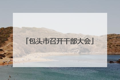 包头市召开干部大会