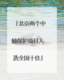 北京两个中轴保护项目入选全国十佳