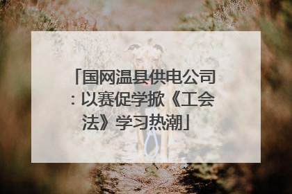 国网温县供电公司：以赛促学掀《工会法》学习热潮