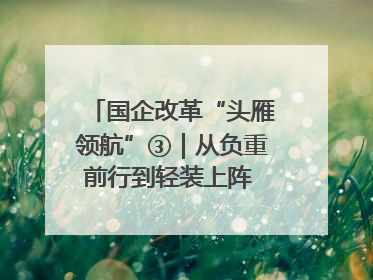 国企改革“头雁领航”③｜从负重前行到轻装上阵 重庆以“瘦身”谋“健体”