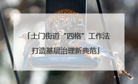 土门街道“四格”工作法 打造基层治理新典范