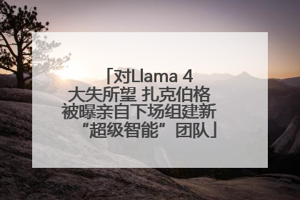 对Llama 4大失所望 扎克伯格被曝亲自下场组建新“超级智能”团队