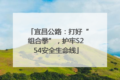 宜昌公路：打好“组合拳”，护牢S254安全生命线