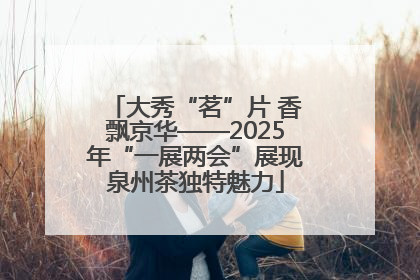 大秀“茗”片 香飘京华——2025年“一展两会”展现泉州茶独特魅力