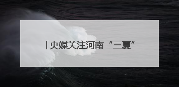 央媒关注河南“三夏”生产、多彩假期等内容