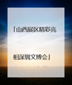 山西展区精彩亮相深圳文博会