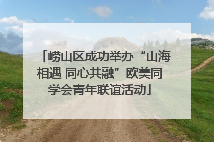 崂山区成功举办“山海相遇 同心共融”欧美同学会青年联谊活动