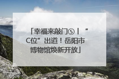 幸福来敲门⑤丨“C位”出道！岳阳市博物馆焕新开放