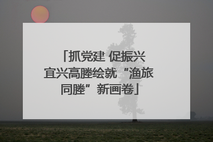 抓党建 促振兴 宜兴高塍绘就“渔旅同塍”新画卷