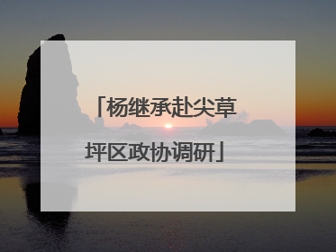 杨继承赴尖草坪区政协调研
