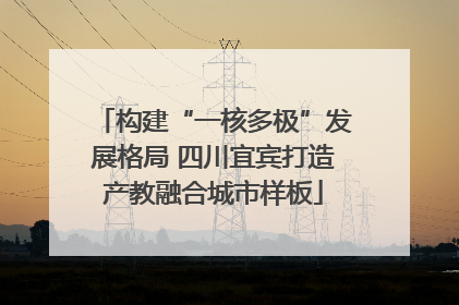 构建“一核多极”发展格局 四川宜宾打造产教融合城市样板