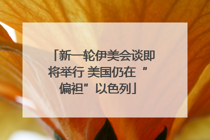 新一轮伊美会谈即将举行 美国仍在“偏袒”以色列