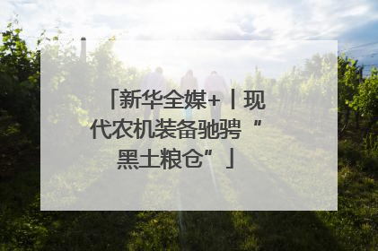 新华全媒+丨现代农机装备驰骋“黑土粮仓”