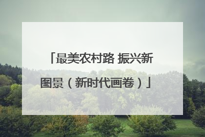 最美农村路 振兴新图景（新时代画卷）