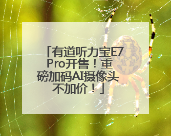 有道听力宝E7 Pro开售！重磅加码AI摄像头不加价！