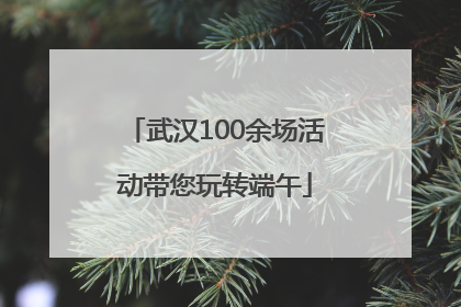 武汉100余场活动带您玩转端午