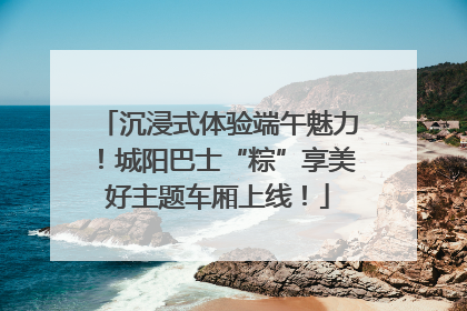 沉浸式体验端午魅力！城阳巴士“粽”享美好主题车厢上线！