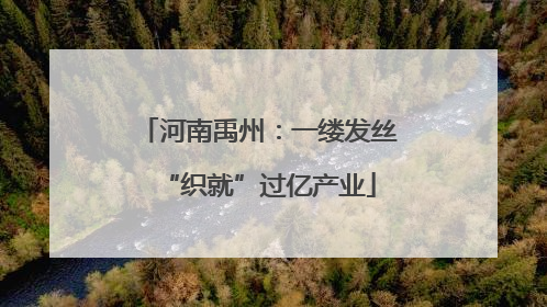 河南禹州：一缕发丝“织就”过亿产业