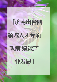 济南出台四领域人才专项政策 赋能产业发展