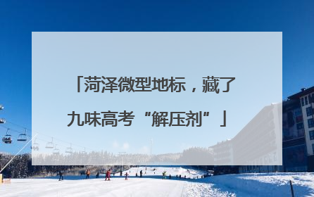 菏泽微型地标，藏了九味高考“解压剂”