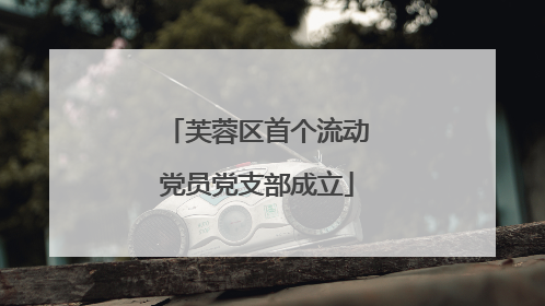 芙蓉区首个流动党员党支部成立