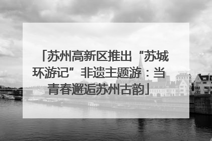 苏州高新区推出“苏城环游记”非遗主题游：当青春邂逅苏州古韵